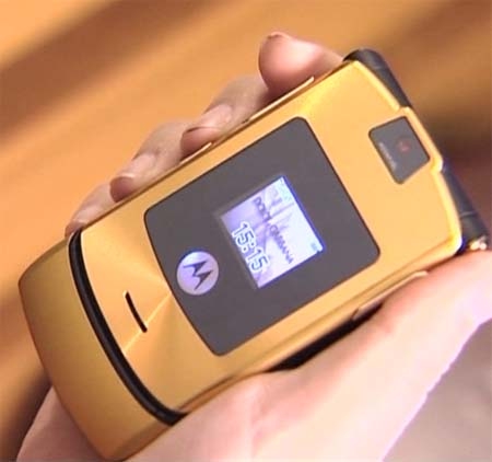 Motorola Liquid Gold RAZR V3i Dolce & Gabbana