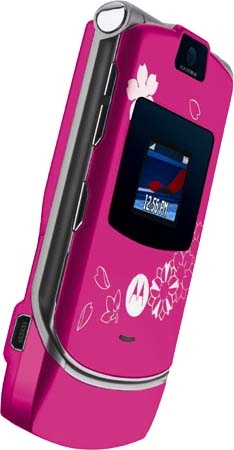 Motorola RAZR V3 Cherry Blossom Tattoo