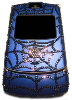 Motorola RAZR V3 Dark Blue Swarowsky