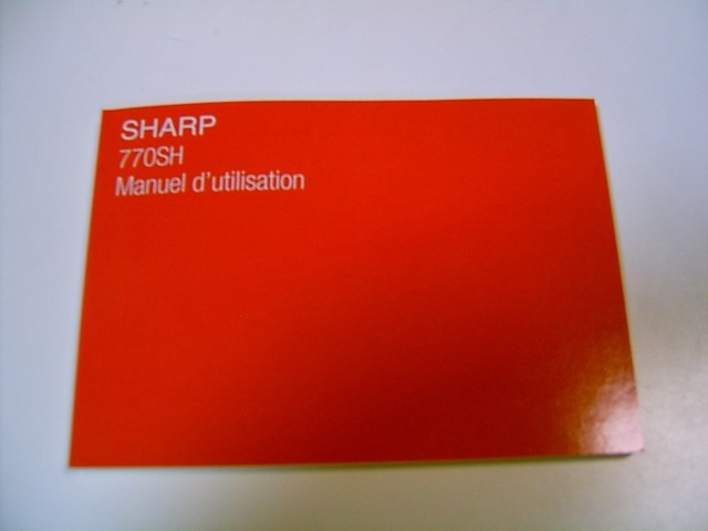 Sharp 770SH