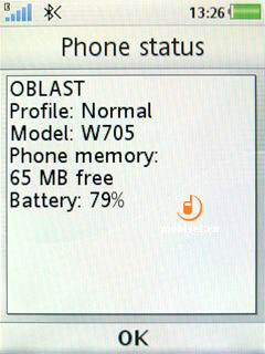 Sony Ericsson W705