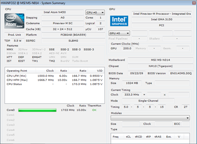 MSI Wind U135