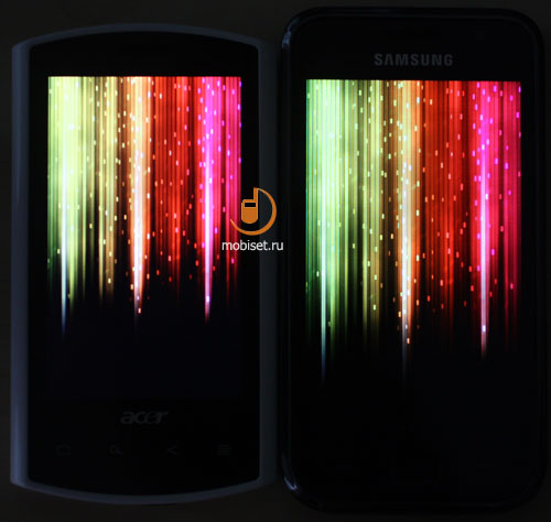 Acer Liquid E  Samsung i9000 Galaxy S