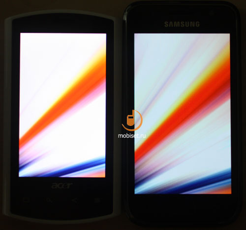 Acer Liquid E  Samsung i9000 Galaxy S