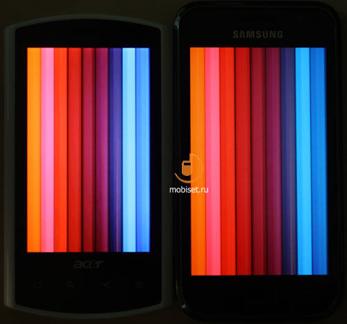 Acer Liquid E  Samsung i9000 Galaxy S