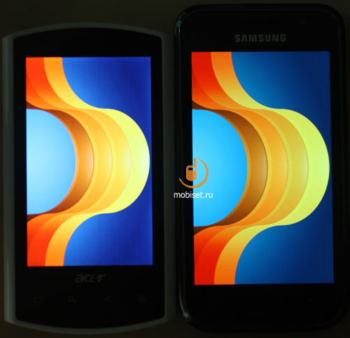 Acer Liquid E  Samsung i9000 Galaxy S