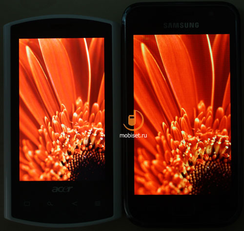 Acer Liquid E  Samsung i9000 Galaxy S