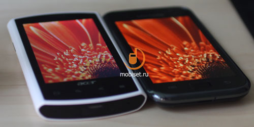 Acer Liquid E  Samsung i9000 Galaxy S