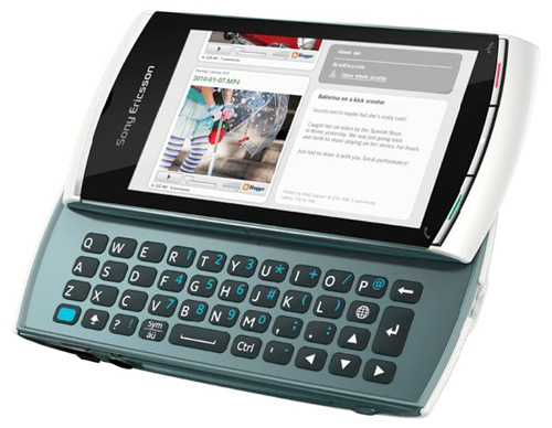 Sony Ericsson  MWC 2010. SE Vivaz pro, X10 mini  X10 mini pro