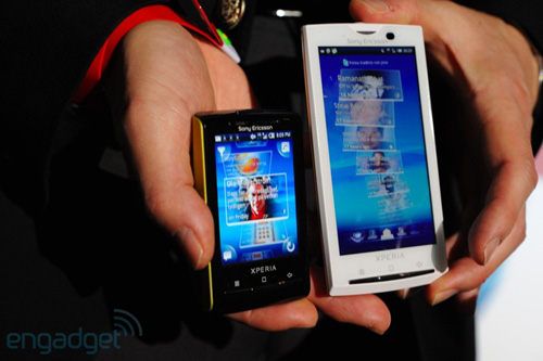 Sony Ericsson на MWC 2010. SE Vivaz pro, X10 mini и X10 mini pro