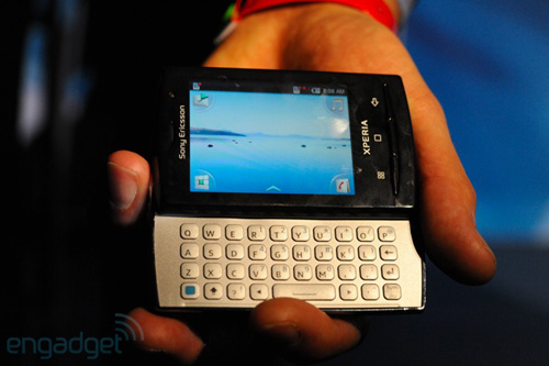 Sony Ericsson на MWC 2010. SE Vivaz pro, X10 mini и X10 mini pro