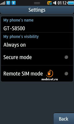 Samsung S8500 Wave