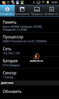 Samsung Galaxy S WiFi 4.2