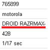 Motorola Droid RAZRMAX -   Droid RAZR   ?