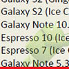     Samsung Espresso 7  Espresso 10