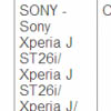 Sony Xperia ST26i     Sony Xperia J