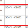 Sony      C6833