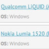   GFXBench  WP8- Qualcomm LiQUID   Snapdragon 805