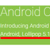 Google    Android 5.1 Lollipop
