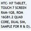   HTC H7  4-   dual-SIM