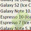     Samsung Espresso 7  Espresso 10