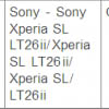Sony   Android- Xperia SL