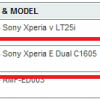 Sony   Sony Xperia E  Xperia E Dual