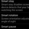 Samsung Galaxy S4   Smart scroll, Smart pause, Smart stay  Smart rotation