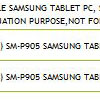 Samsung  12,2-  Samsung SM-P900 / SM-P905