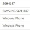 Samsung  WP8- Samsung SGH-I187